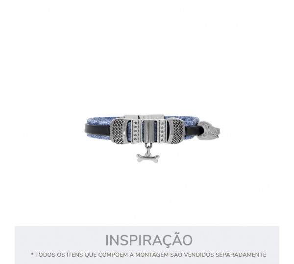 Berloque Cão Níquel 13mm