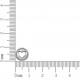 Berloque Coração Vazado Níquel 12mm