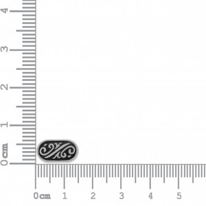 Passador Oval Níquel 17mm