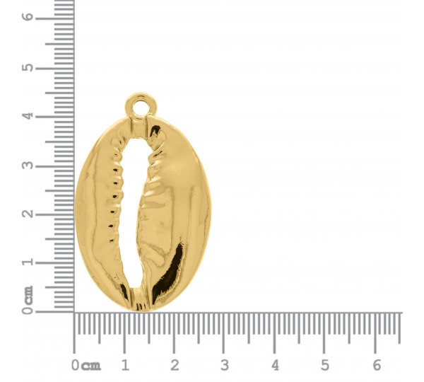 Pingente Búzio Ouro 46mm