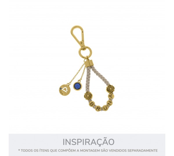 Pingente Signo Libra Ouro 15mm