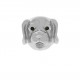 Berloque Cão Níquel 13mm