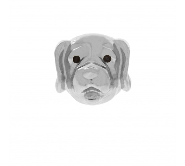 Berloque Cão Níquel 13mm