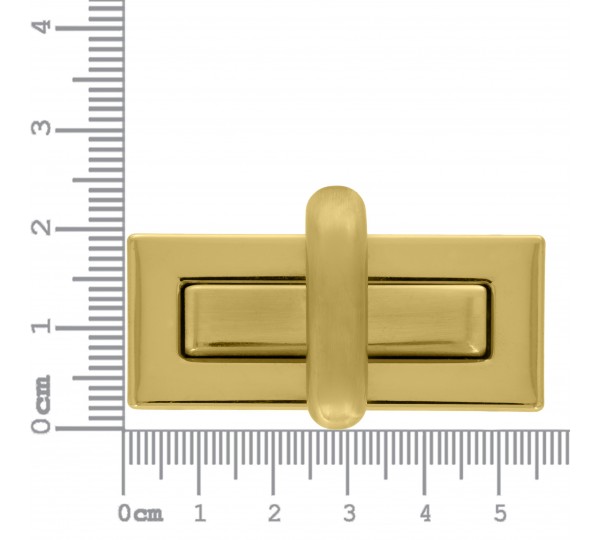 Fecho para Bolsa Retangular Ouro 55mm