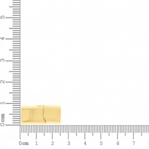Fechamento Imã Retangular Ouro 30mm