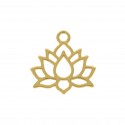 Pingente Ouro Flor de Lótus 19mm