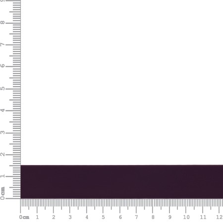 Tira Achatada de Couro Sintético Vinho 14mm