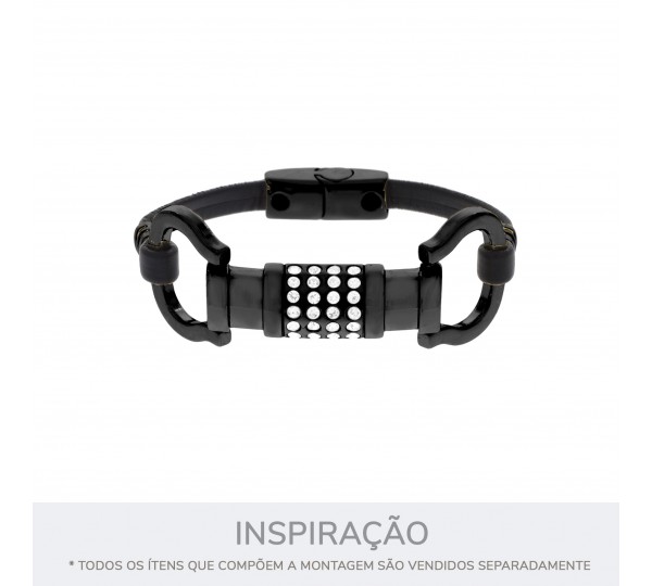 Fecho Imã Preto 21mm