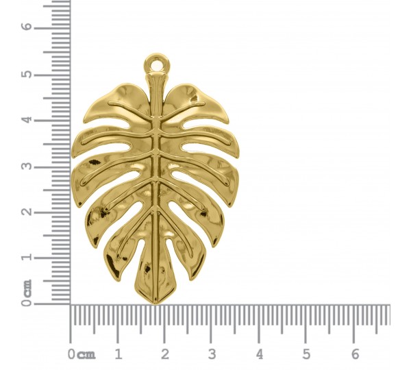 Pingente Costela de Adão Ouro 54mm