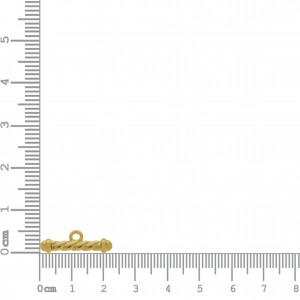 Fechamento Passador T Ouro 22mm