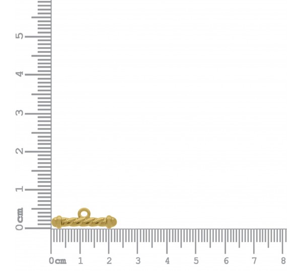 Fechamento Passador T Ouro 22mm