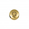 Passador Redondo Letra Q Ouro 8mm