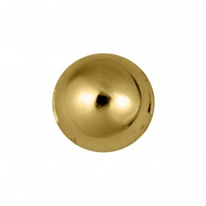 Passador Meia Esfera Ouro 20mm