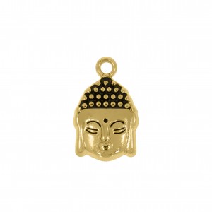 Pingente Buda Ouro 17mm