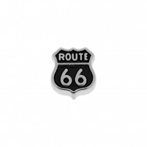 Berloque Route 66 Níquel 13mm