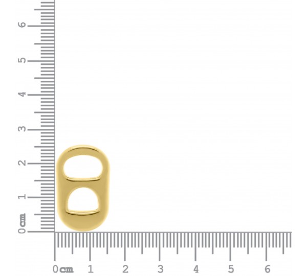 Pingente Lacre Latinha Ouro 26mm