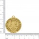 Pingente Medalha São Bento Ouro 38mm