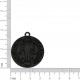 Pingente Medalha São Bento Preto Fosco 38mm