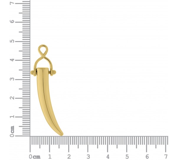 Pingente Pimenta Ouro 48mm