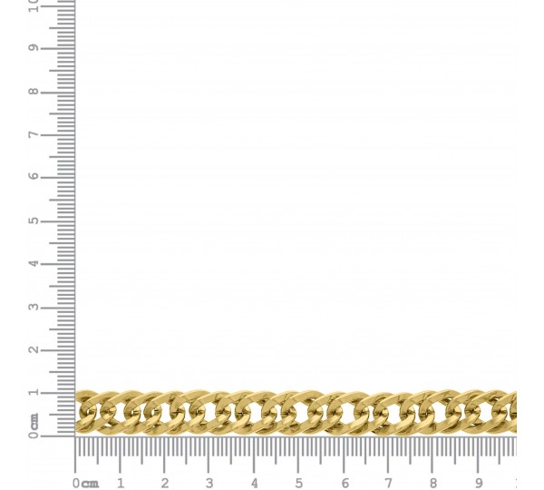 Corrente Grumet Elo Duplo Ouro 9,50mm