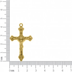 Pingente Crucifixo Ouro 45mm