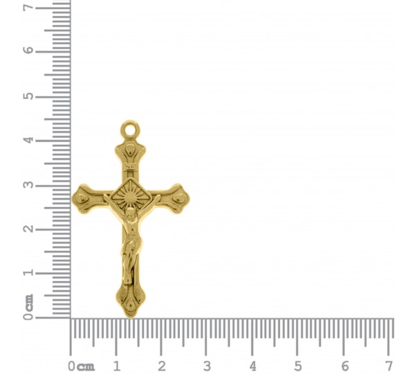 Pingente Crucifixo Ouro 45mm