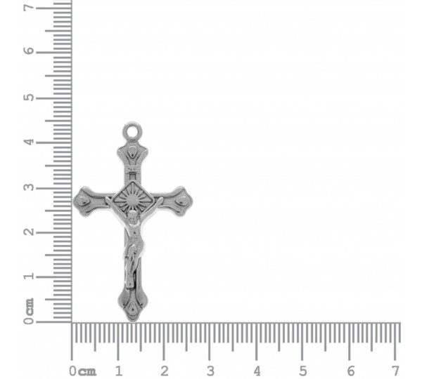 Pingente Crucifixo Níquel 45mm