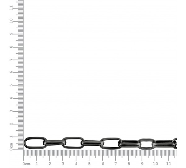 Corrente Elo Cartier Grafite 9,20mm