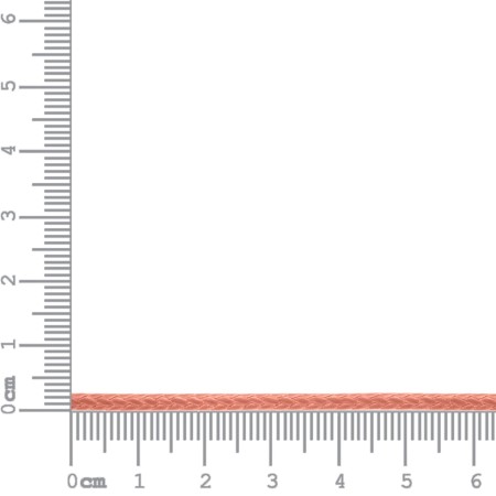 Tira Redonda Rosa Claro de Couro Sintético Encerado 2mm