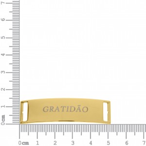 Bridão Gratidão Ouro 52mm