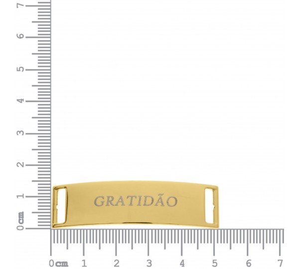 Bridão Gratidão Ouro 52mm