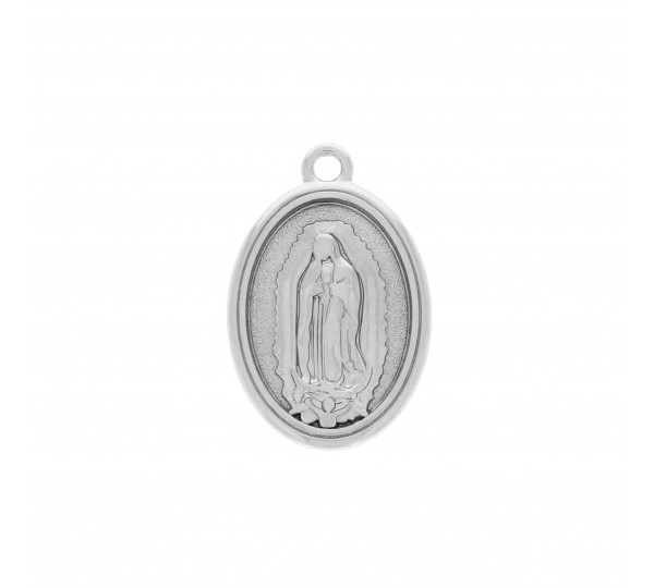 Pingente Níquel Nossa Senhora de Guadalupe 24mm