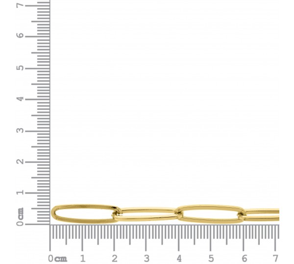 Corrente Elo Cartier Ouro 6,80mm