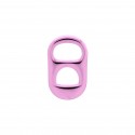 Pingente Lacre Latinha Pink Metalizado 26mm