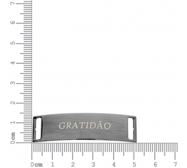 Bridão Gratidão Grafite Escovado 52mm