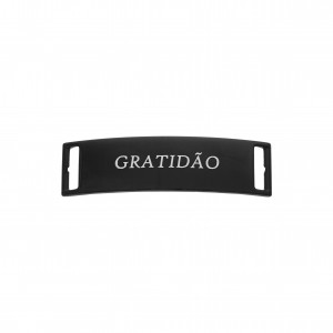 Bridão Gratidão Preto Fosco 52mm