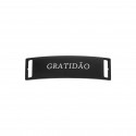 Bridão Gratidão Preto Fosco 52mm