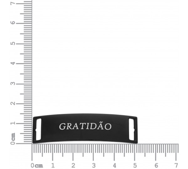 Bridão Gratidão Preto Fosco 52mm
