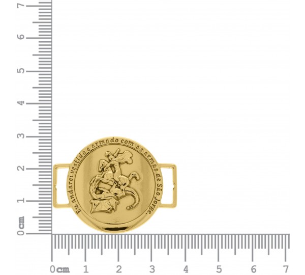 Passa Tira São Jorge Ouro 30mm