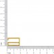 Gancho Regulador de Alça Ouro 19mm