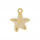 Pingente Estrela-do-Mar Ouro com Nude 24mm