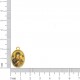 Pingente Perpétuo Socorro Ouro 23mm