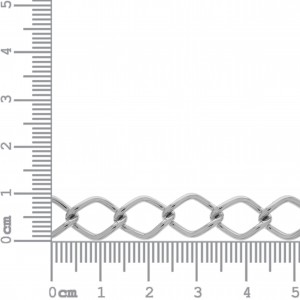 Corrente Níquel 1,5mm de Espessura com Elo de 13,1mm