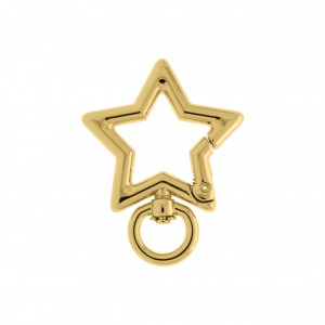 Mosquetão Estrela Ouro 45mm