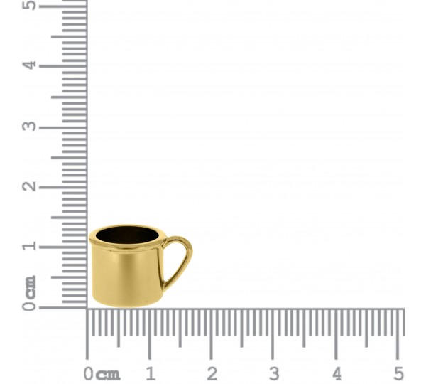 Pingente Caneca Ouro 14mm