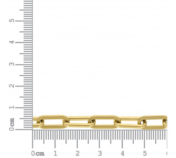 Corrente Elo Cartier Ouro 6mm
