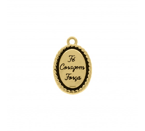 Pingente Irmã Dulce Ouro 23mm