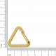 Mosquetão Triângulo Ouro 30mm