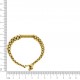 Pulseira Cobra Black Gold 65mm