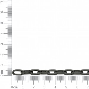 Corrente Grafite 1mm de Espessura com Elo de 11,50mm